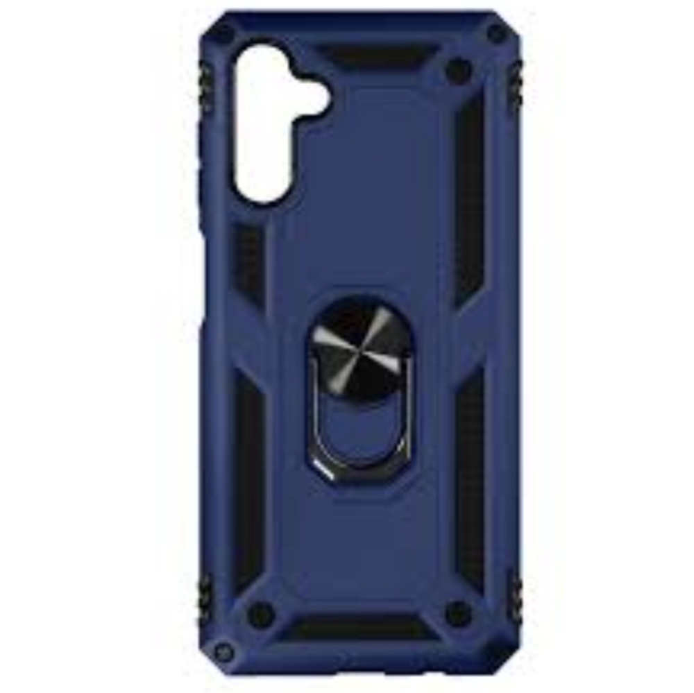 Aliruke Samsung A13 Navy Blue Phone Case With Magnetic Ring & Screen Protector